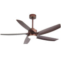 54 Led Ceiling Fan With Light 5 Abs Blades Dc Motor 6 Speeds Remote Control Memory Function Remote Control