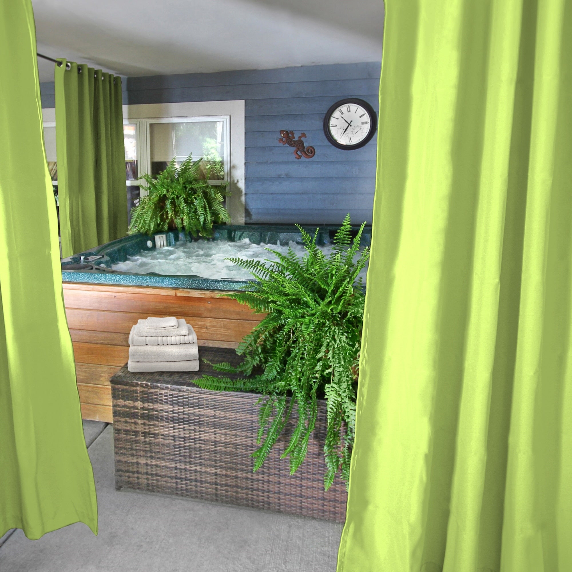 Outdoor Solid 84 Inch Curtain Panel 54 X 84