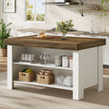 55 Kitchen Island With Seating Storage Farmhouse N A