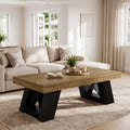 55 Large Coffee Table For Living Room Farmhouse Wood Coffee Table