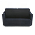 55 Velvet Two Seater Pull Out Sofa Bed Adjustable Backrest With Usb Ports Two Side Pockets