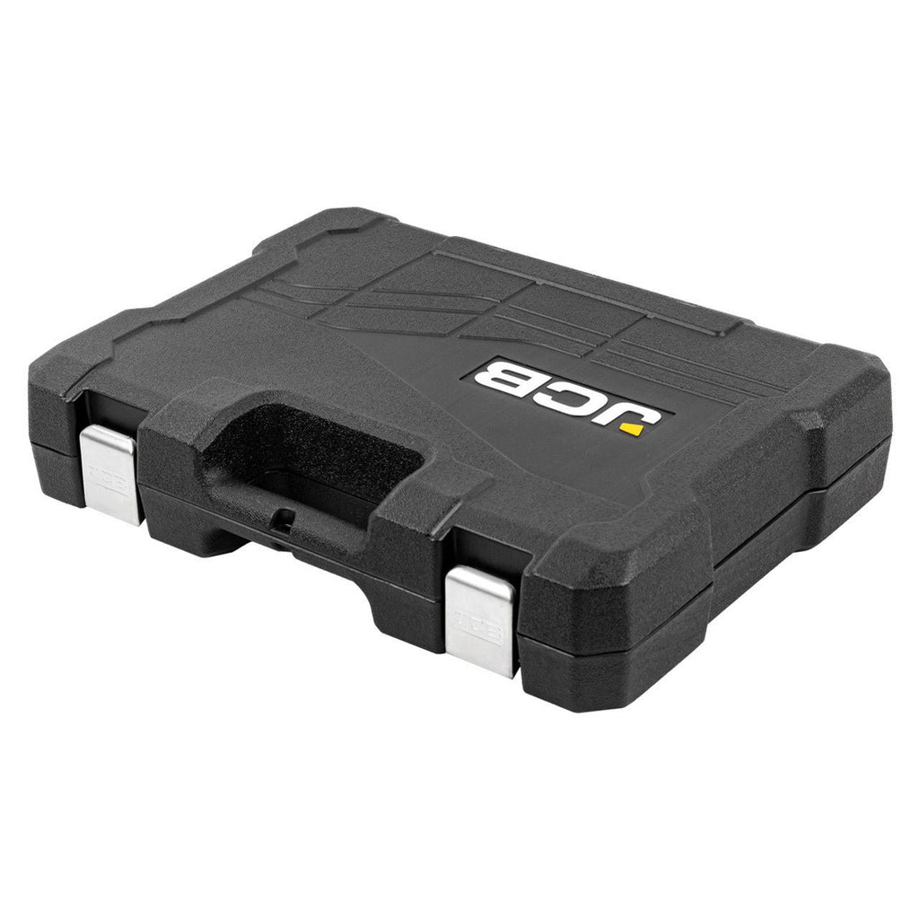 JCB 108 Piece Socket and Bit Set, Chrome Vanadium Steel | JCB-41082-5