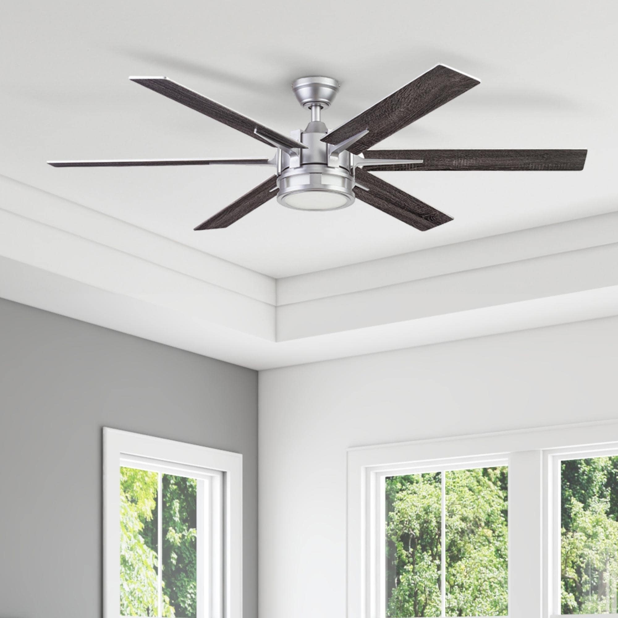 56In Honeywell Kaliza Indoor Ceiling Fan In Pewter 56