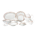 57 Piece Bone China Dinnerware Set Beauty