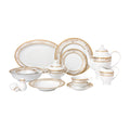 57 Piece Bone China Dinnerware Set For 8 People Chloe