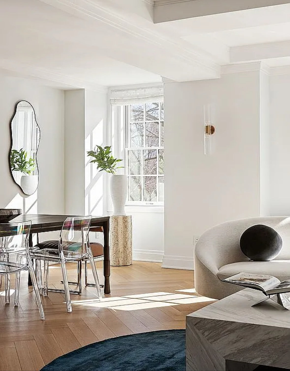 Curvo 75in Apartment Sofa Camila Oyster