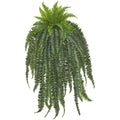 Nearly Natural 58 Inch Boston Fern Artificial Hanging Plant