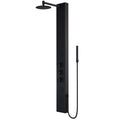 59 In Ellington Matte Black 4 Spray Massage Jet Shower Panel System