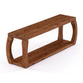 59.06 Solid Wood Storage Bench For Entryway Living Room