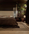 Orin Hand-Knotted Brown Wool Rug Swatch 12inx12in