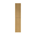 59 Tall Bathroom Wall Mounted Cabinet Narrow Storage Cabinet With 2 Doors For Small Spaces Corolla Oak Woodgrain Color