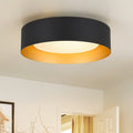 5Cct Dimmable Ceiling Light Round Drum Flush Mount 13.8 In