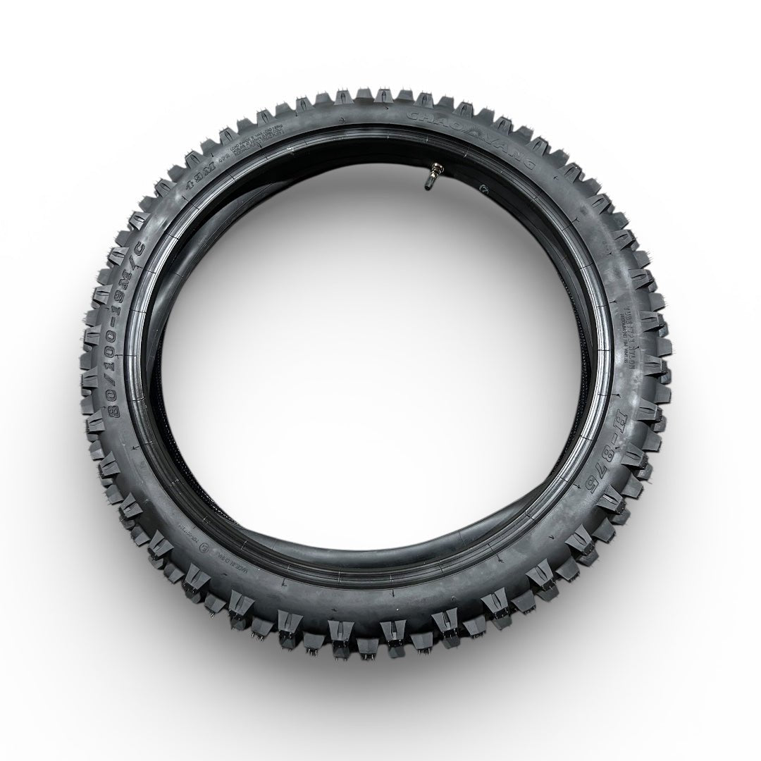 80/100-19 Rear Tyre & Tube for E-Ride Pro Bikes