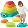 5Pcs Turtle Balance Stepping Stones Multicolor