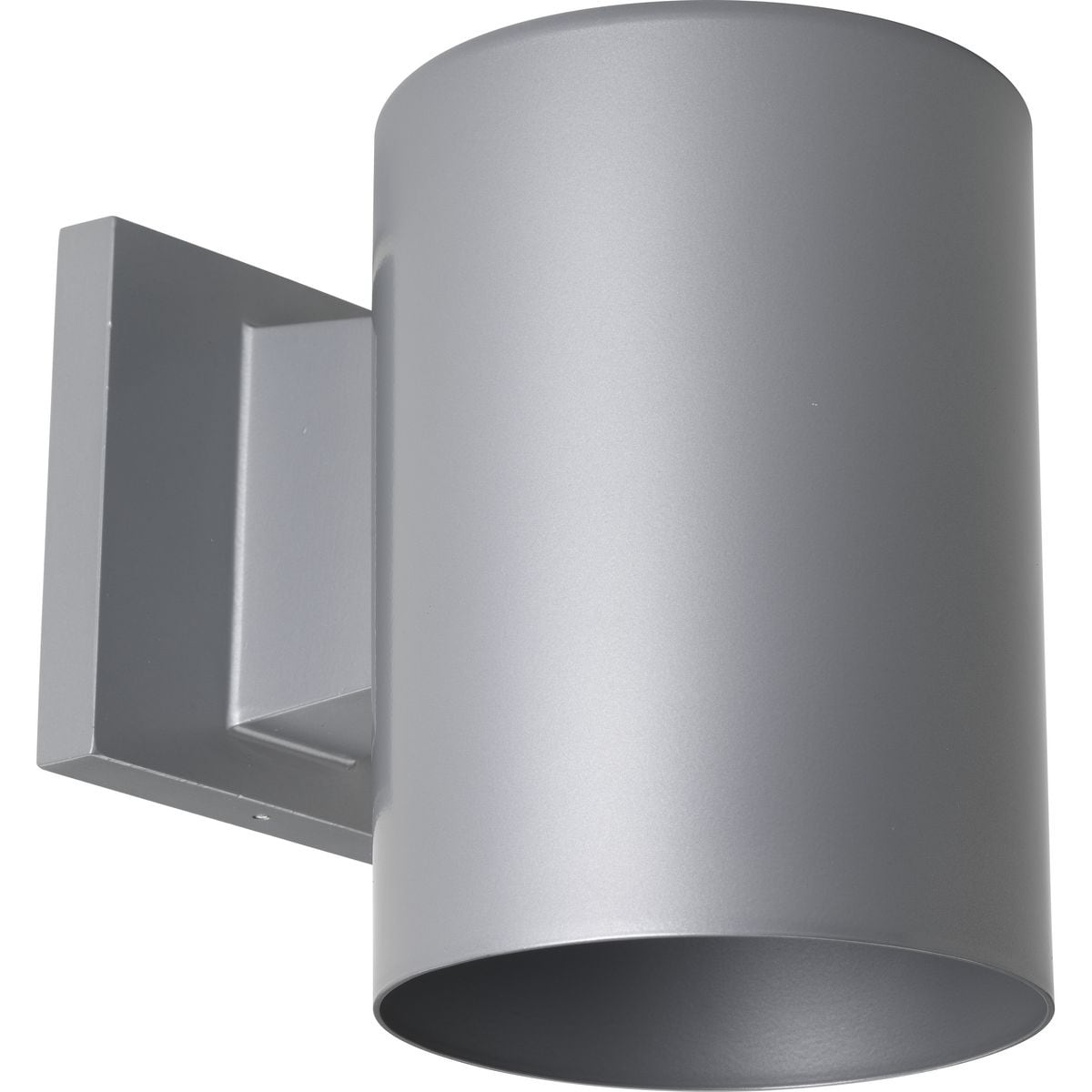 Metallic Gray Led Outdoor Wall Cylinder