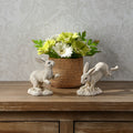 5 Resin Hopping Bunny Set Of 2