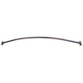 5 Curved Shower Rod In Oil Rubbed Bronze Finish Oil Rubbed Bronze Finish