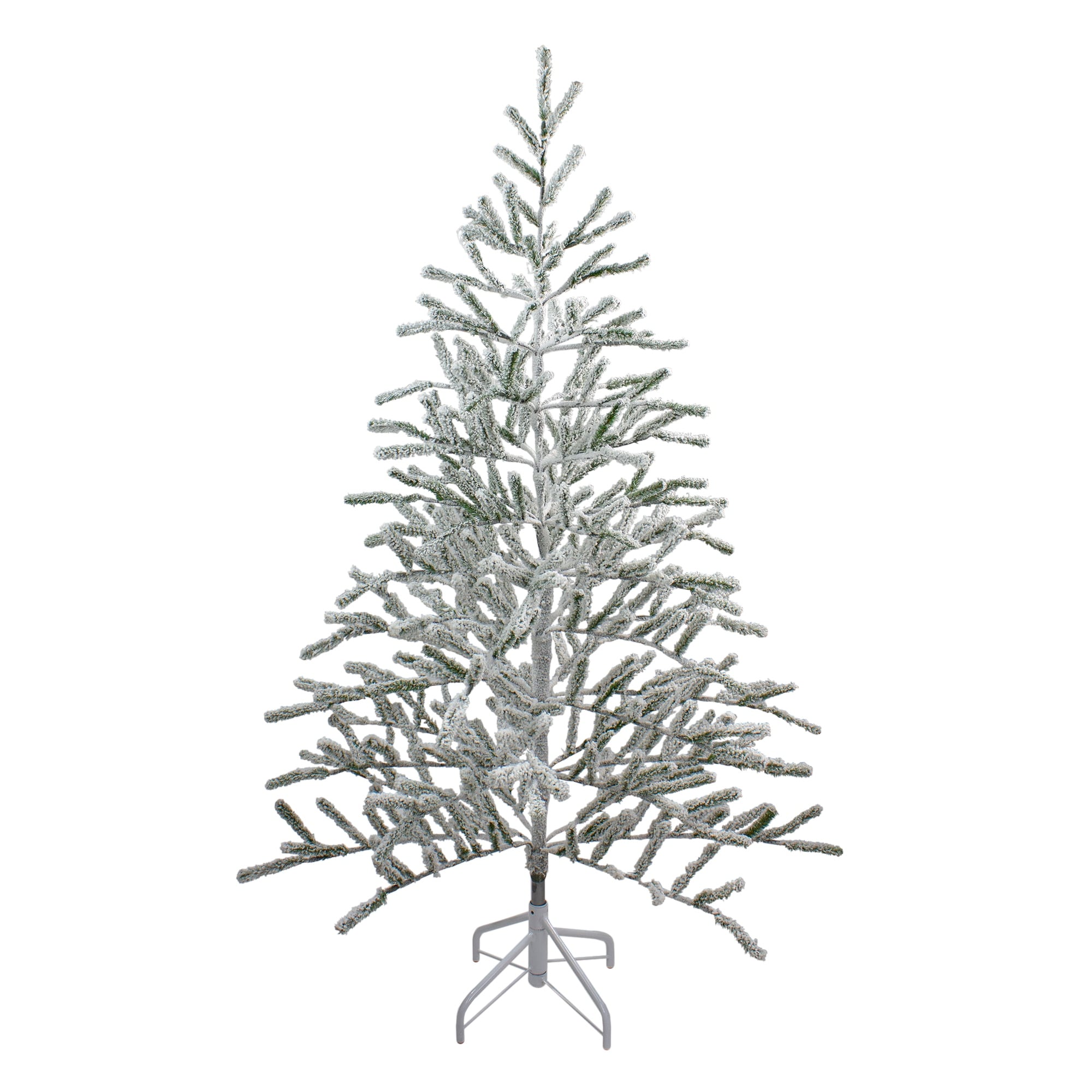 5 Flocked Alpine Twig Artificial Christmas Tree Unlit