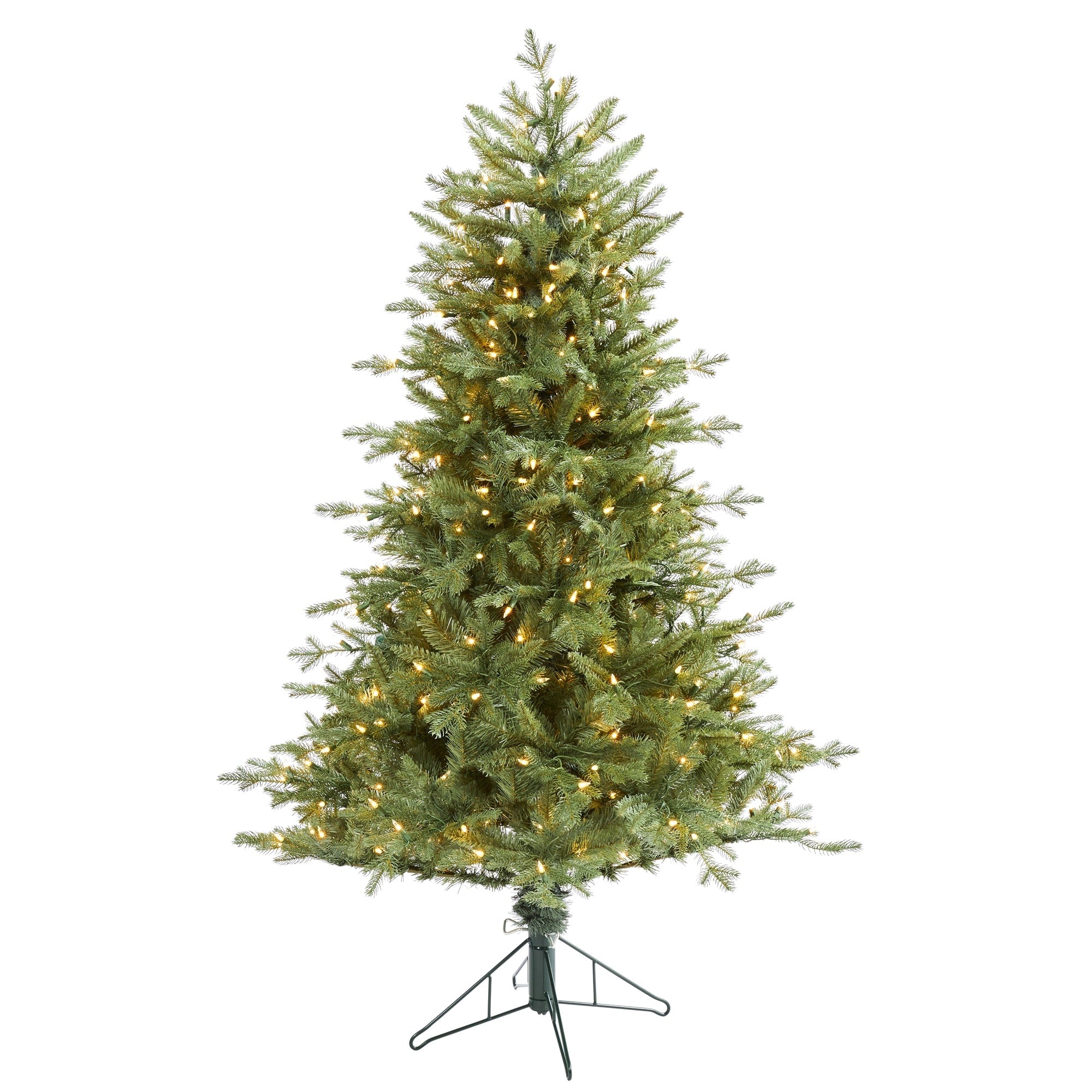 5 New Hampshire Spruce Christmas Tree With 300 Lights Green