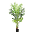 5Ft Real Touch Areca Palm Tree Plant In Black Pot 60 H X 35 W X 35 Dp