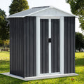5X3 Ft Grey Sliding Door Garden Shed