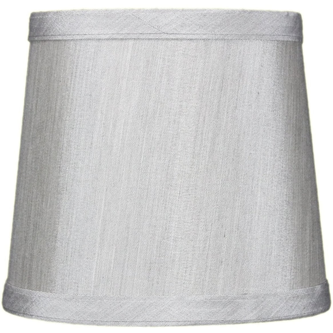 5X6X5 Grey Drum Chandelier Clip On Lampshade