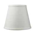 5X8X7 Empire Linen Edison Clip On Lamp Shade Light Oatmeal
