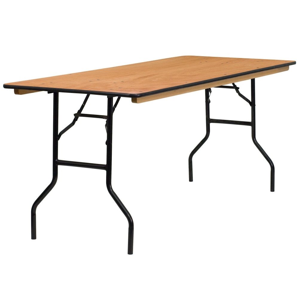 Natural Wood Folding Table