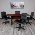 6 Foot 72 Inch Classic Oval Conference Table Meeting Table