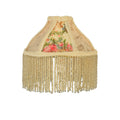 6 In. Wide Fabric Fringe Roses Shade