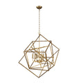 6 Light Chandelier In Gold Finish