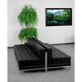 Hercules Imagination Series Black Leather Lounge 6 Piece Set