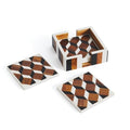 6 Piece Coaster Set With Holder