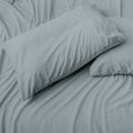 6 Piece Cypress Linen Stay Cool 1800 Count Sheet Set Bamboo Feel Deep Pocket
