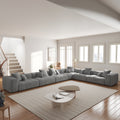 6 Seater Modular Sectional Sofa Oversized L Shaped Couches