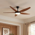6 Speed Low Profile Ceiling Fan With Led Light 3Cct Dimmable