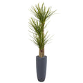 6 Yucca Artificial Tree In Bullet Planter