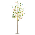 6 Ft Pre Lit Blooming Easter Egg Twig Tree With 24 Led Lights