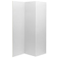 6 Ft. Tall White Cardboard Room Divider