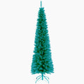6 Foot Turqoise Tinsel Christmas Tree