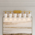 Acroma 6 Light Dimmable Metal Bathroom Vanity Light Fixtures