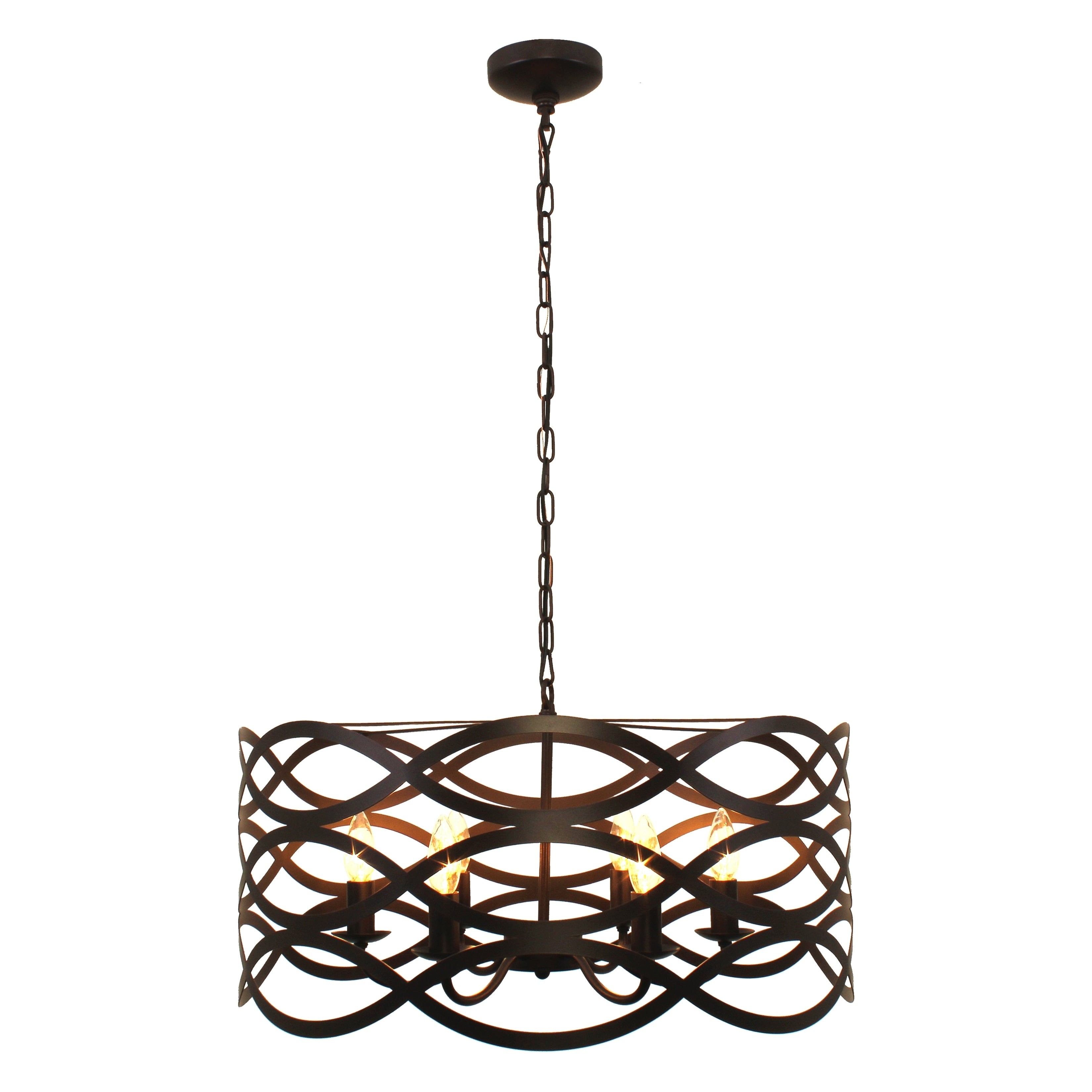 6 Light Oil Rubbed Bronze Chandelier