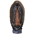 6.1 In H Black Madonna Of Guadalupe Figurine Poly Resin