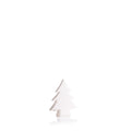 6.5 Tall Teton Ceramic Christmas Tree Tabletop Decoration White Set Of 3