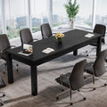 6.5 Ft Solid Wood Conference Table 78.7 Rectangular Meeting Table