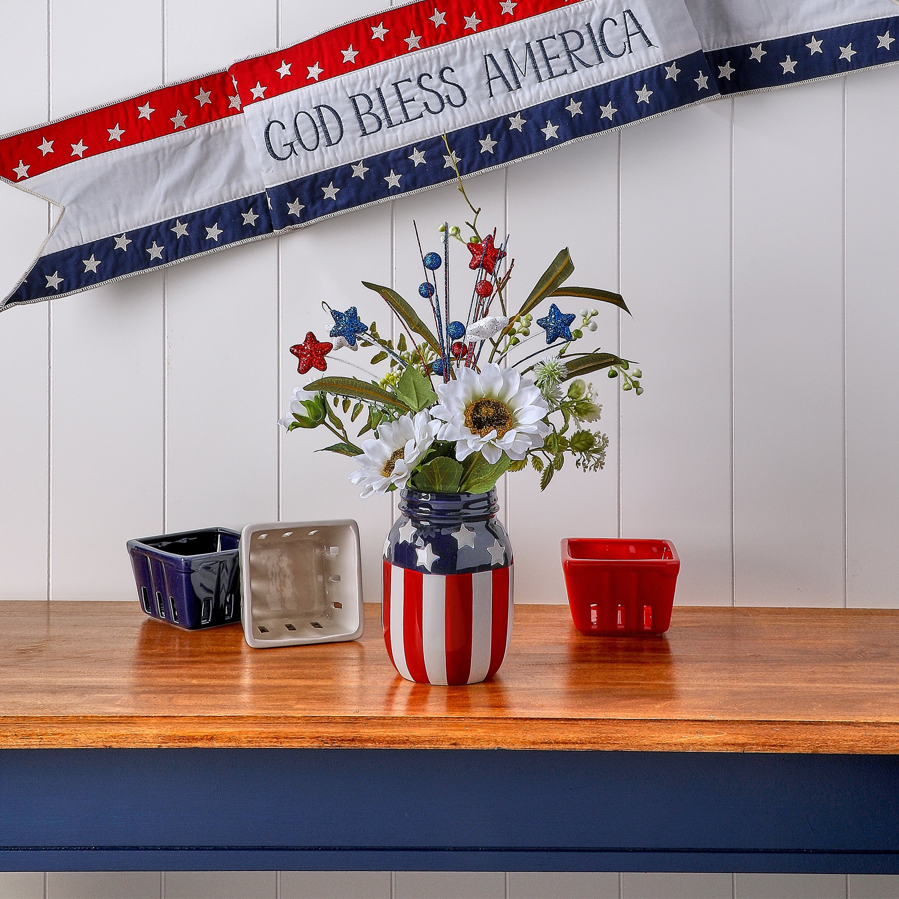 6.5 Ceramic American Spirit Canning Jar