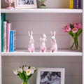 6.5 Resin Hear See Speak No Evil Bunny Set Of 3