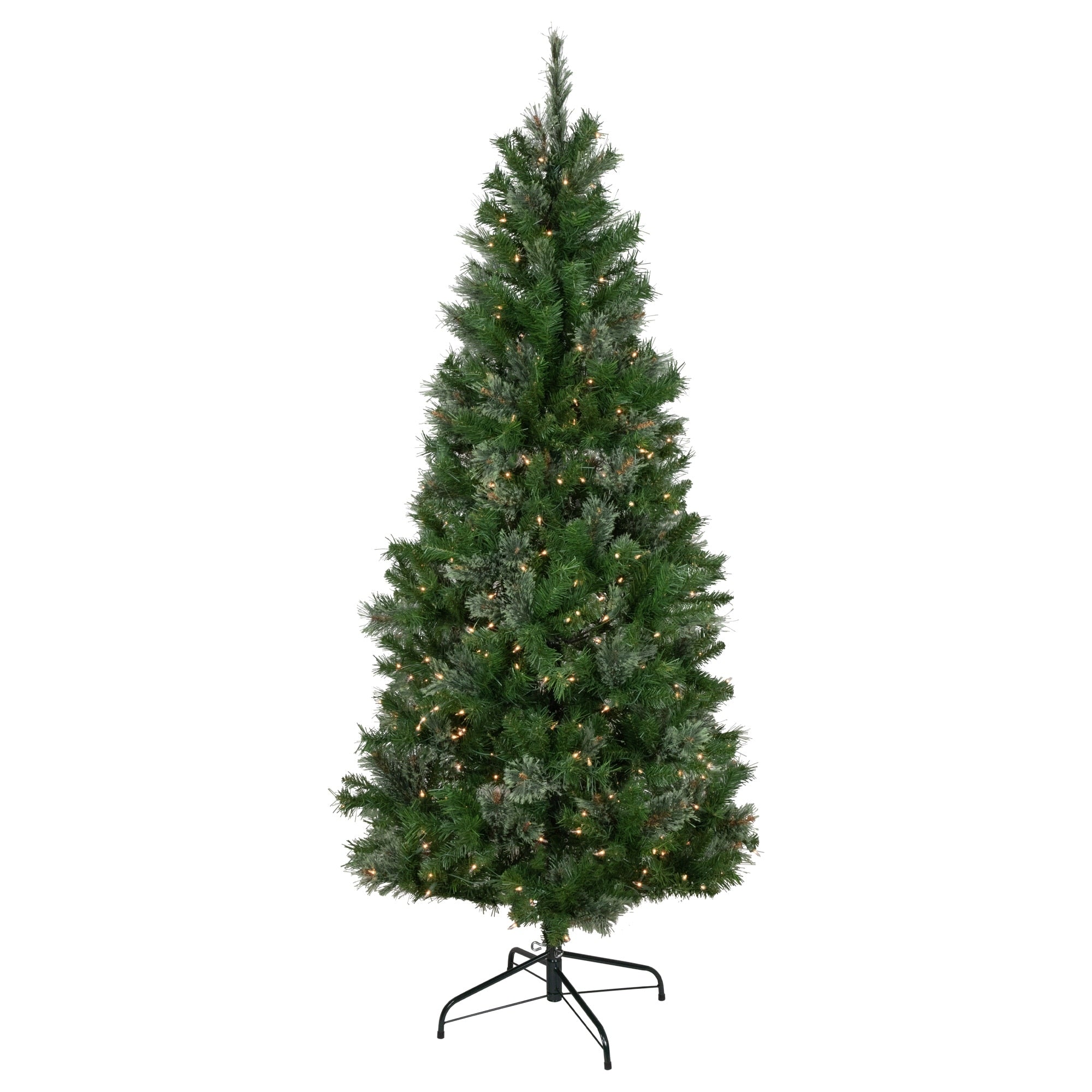 6.5 Pre Lit Mixed Cashmere Pine Medium Artificial Christmas Tree Clear Lights