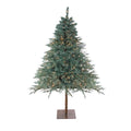 6.5 Pre Lit Fairbanks Alpine Artificial Christmas Tree Clear Lights