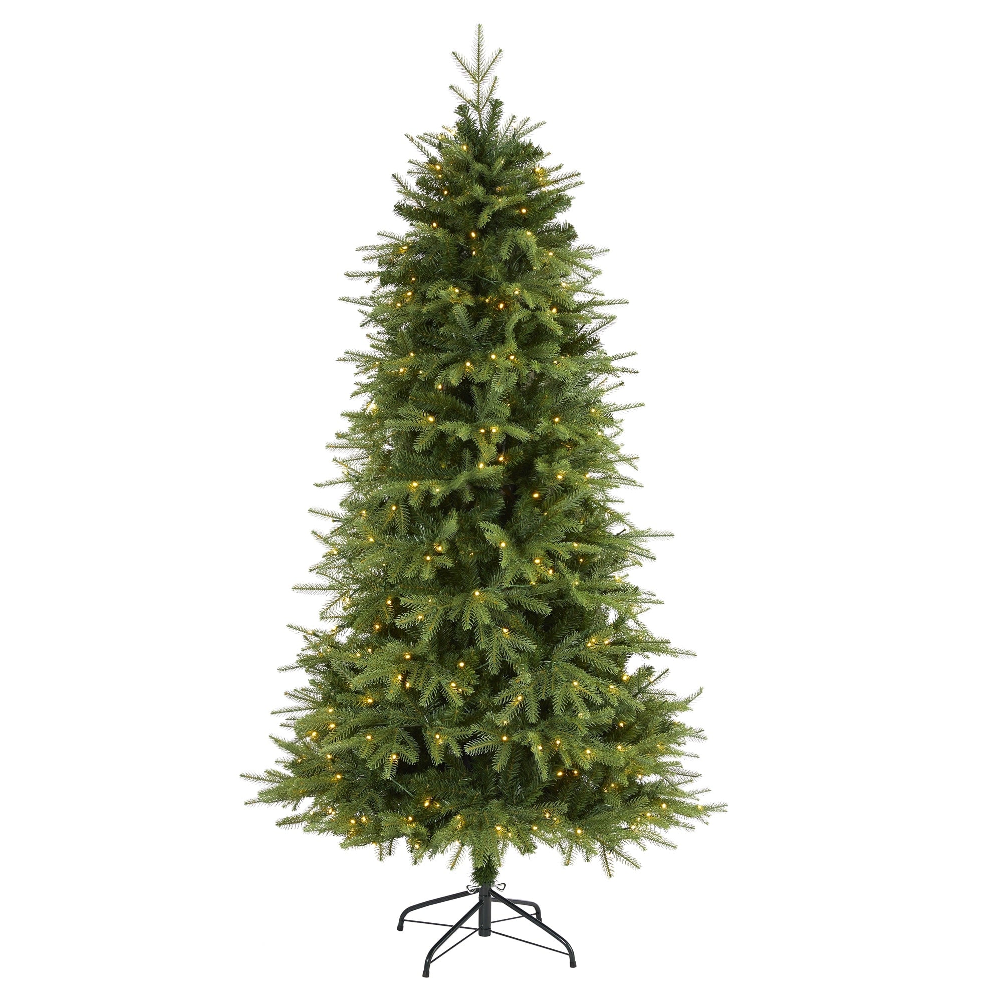 6.5 Vancouver Fir Natural Look Christmas Tree With 400 Clear Led Green